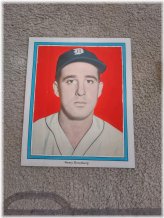 Golden Era Baseball Lithograph featuring Hank Greenberg