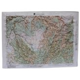 Pacific Northwest Relief Map
