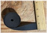 Black Knitted Elastic Roll - 1" Wide - 2 Yards