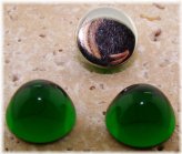 Emerald High-Dome Cabochons - Set of 24