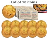 Golden JFK Half Dollar Collection