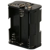 AA Battery Holder with 9 Volt Snap Terminals