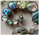 Iridescent Shell Steel Screw Fit Plugs