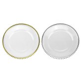 Elegant Crystal Clear Charger Plate