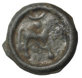 Nervii Potin Unit 100-50 BC Medieval Coin