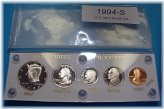 1994 S Mint Proof U.S. 5 Coin Set - Captivating Cameos Collection