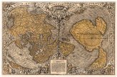 Antique Polar Chart of the World - 24x36