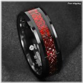 Dragon's Shadow Tungsten Ring