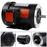 3600 RPM TEFC Motor - 2 HP, 3 Phase, 56C Frame