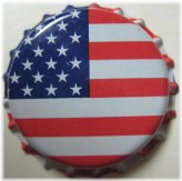 Patriotic Seal Bottle Caps