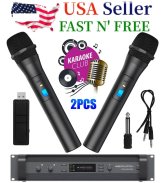 VHF Wireless Handheld Microphone Duo Set