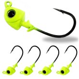 Tungsten Swimbait Jig Heads - 5-Pack