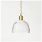 Golden Glow Reeded Pendant