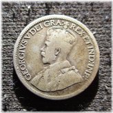 George V Silver Ten Cent Coin (1916)