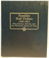 Franklin Half Dollars 1948-1963 Whitman Classic Album