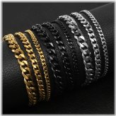 Steel Chain Bracelet Collection