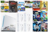 Wii Game Bundle with Dual Controllers and Bonus Gamecube Compatibility