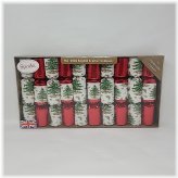 Festive English Holiday Crackers, Pack of 10