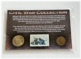 Civil War Commemorative Coin and Stamp Set