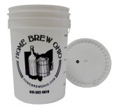 Grommeted Lid Fermenting Bucket by Home Brew Ohio