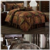 Rustic Floral Patchwork Bedding Set