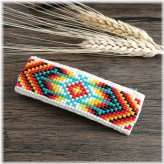 Southwest Arrow Beaded Hair Clip