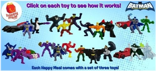 Brave and Bold Heroes - McDonald's Happy Meal Toys (2011)