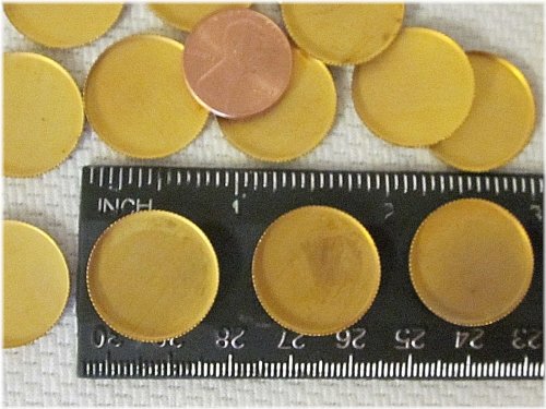 Vintage Brass Cabochon Setting Lot