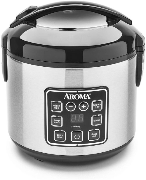 Cool-Touch Digital Rice Cooker and Food Steamer by Aroma