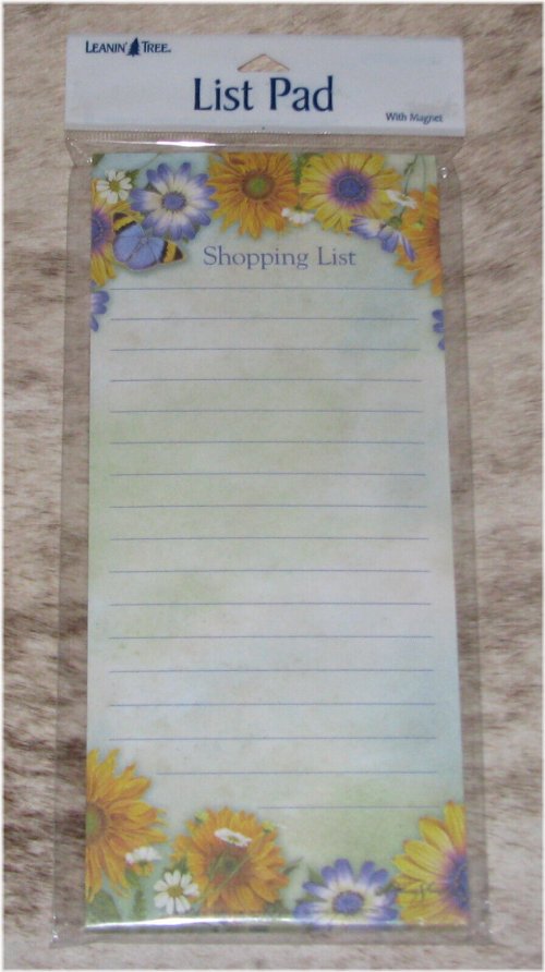 Floral Flutter Magnetic List Pad