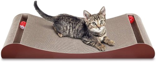 Triangle Cat Scratch Post & Scratching Board by ScratchMe