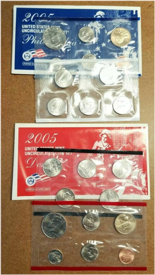 The Complete 2005 US Mint Uncirculated Coin Set