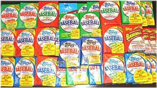 Vintage Topps Baseball Wax Rack Pack Lot