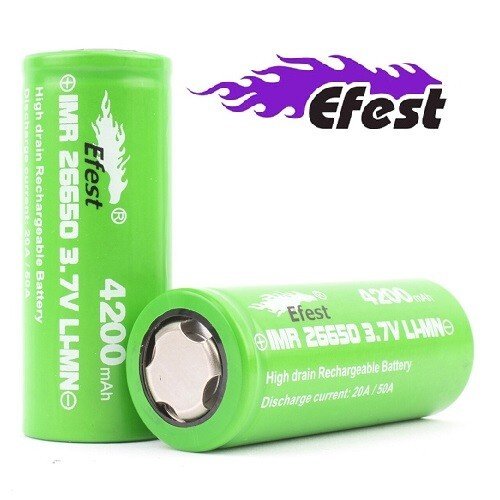 Efest 4200mAh 26650 Li-Mn Flat Top Battery