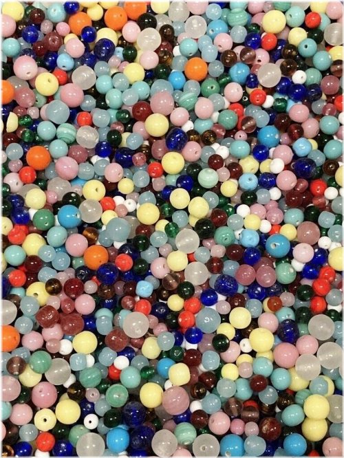 Cherry Blossom Glass Bead Assortment