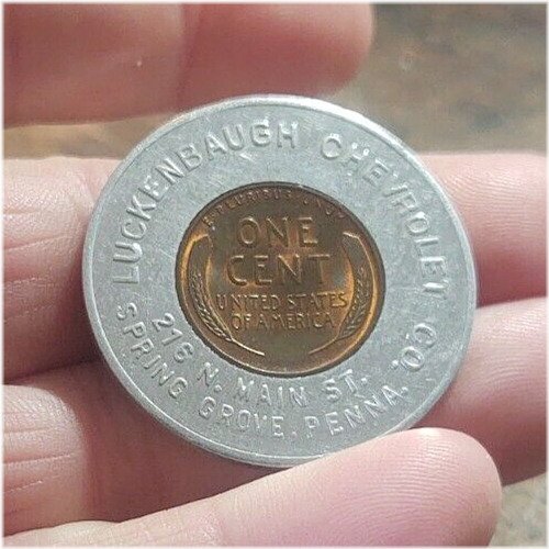 Luckenbaugh Chevrolet Encased Penny