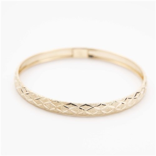 Sunburst Gold Bangle Bracelet