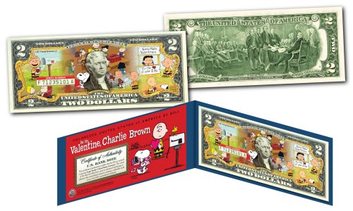 Peanuts Valentine Special $2 US Bill