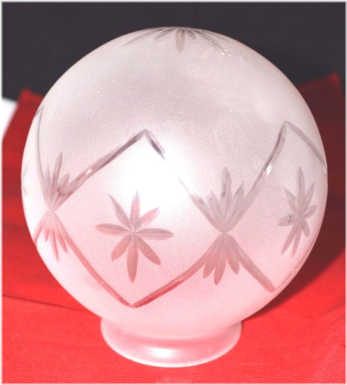 Etched Glass Ball Shade
