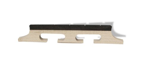 Maple Ebony Banjo Bridge and Tailpiece Set