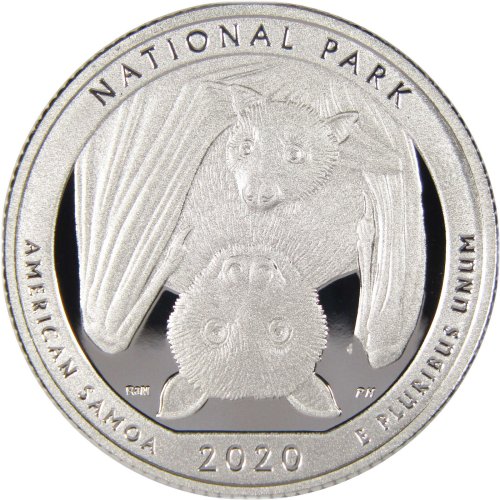 American Samoa National Park Silver Proof Quarter