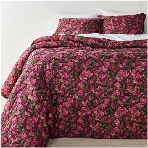 Opalhouse Dark Purple Printed Bedding Set