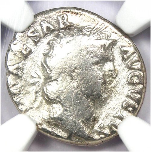 Nero AR Denarius Silver Coin - 54-68 AD - Certified NGC VG