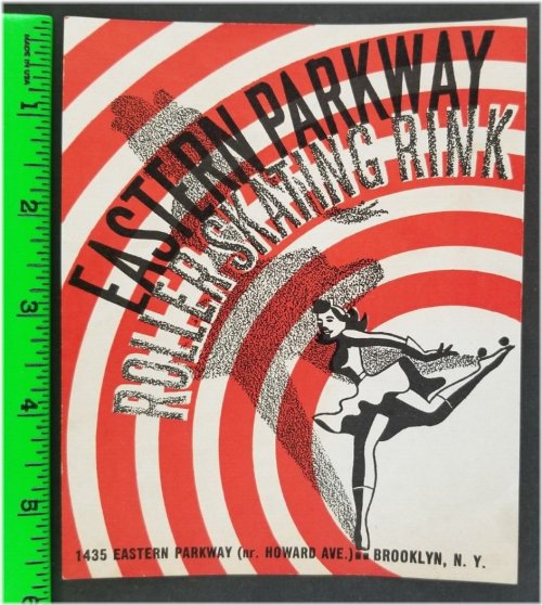 Retro Brooklyn Roller Skating Decal