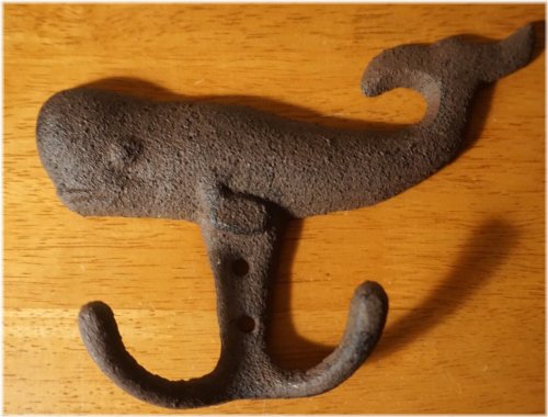 Whale Tail Wall Hooks