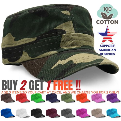 Camouflage Cadet Cap