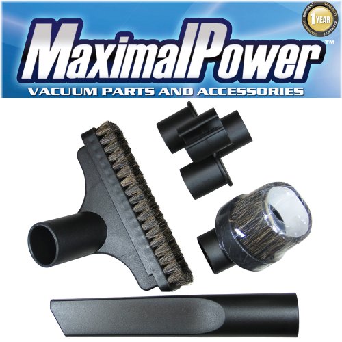 Complete Cleaning Kit for 1 1/4" Vacuum Hoses by MaximalPower