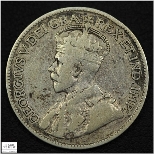 Canadian Silver Quarter - George V (1927)