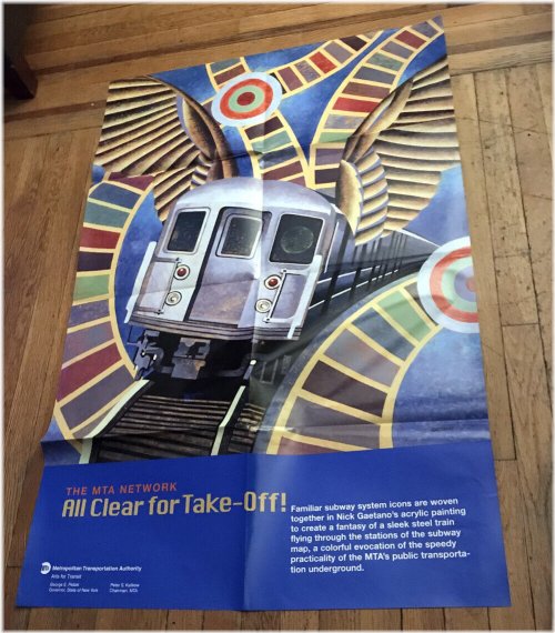 Clear for Takeoff Subway Art Poster