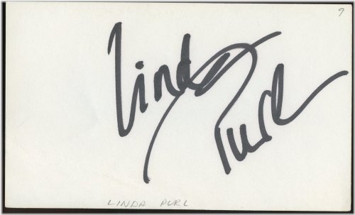 Vintage TV Star Signature: Linda Purl as Ashley on Happy Days